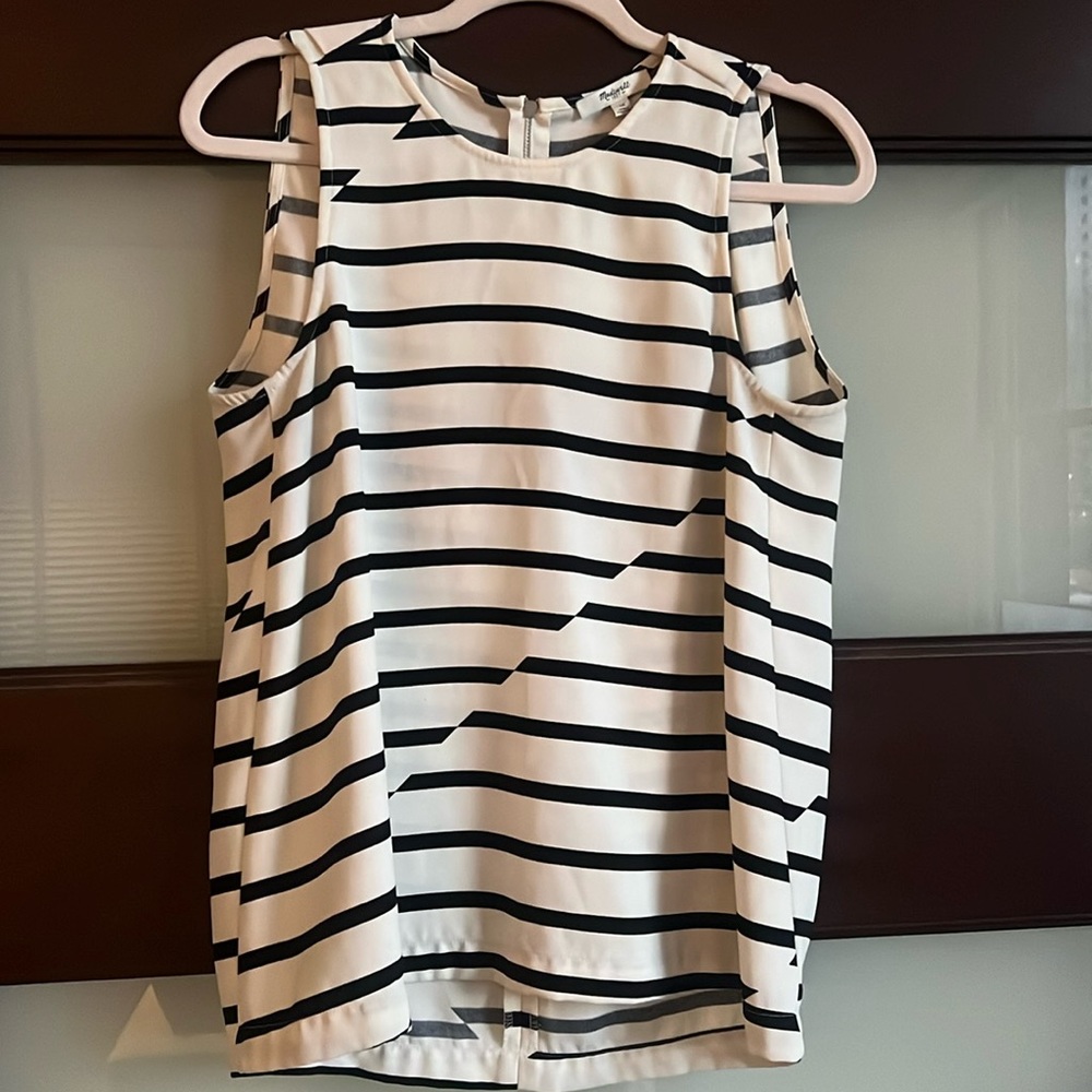 Striped madewell tank top